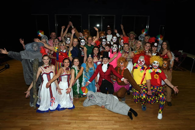 Kilraughts YFC cast at the arts YFCU festival gala at the Millennium Forum in Londonderry. Picture: YFCU