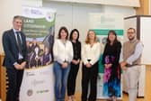David Meredith, Teagasc; Raquel Ferriera, Teagasc and TEDY; Loreto Ferguson, Teagasc; Áine Macken-Walsh, Teagasc, COREnet and TEDY; AnneMarie Butler, Teagasc; and Fedele Colantuono, COREnet Coordinator at the Land Citizenship: Rural Women Cultivating Good Food for all.