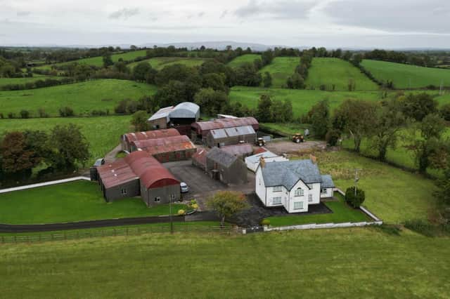 Brookvale House sits on the Edergole Road near Fintona in County Tyrone and extends to around 70 acres in total.