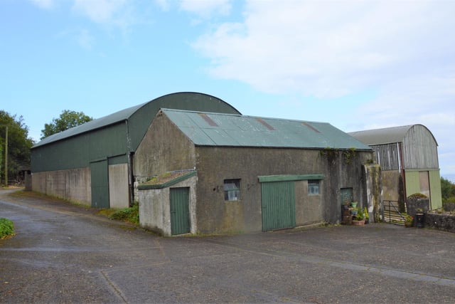 Outside, there is an excellent range of farm buildings and livestock accommodation. (Pic: J.A. McClelland & Sons)