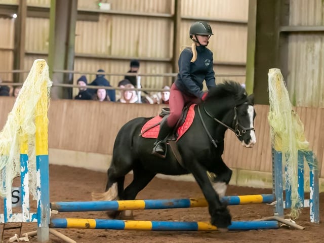 Lady and Lena Twardzicka land third place in Class 6. (Pic: Equi-Tog)