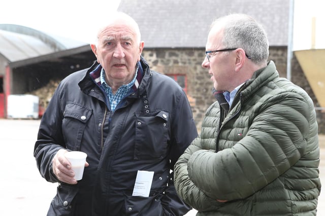 Dessie Workman and Harold Johnston pictured during the UGS Spring Meeting