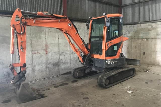 Several items of machinery were cloned and moved throughout the world.  Some of the machinery made its way to NI. Image: Facebook/Police Newry, Mourne & Down