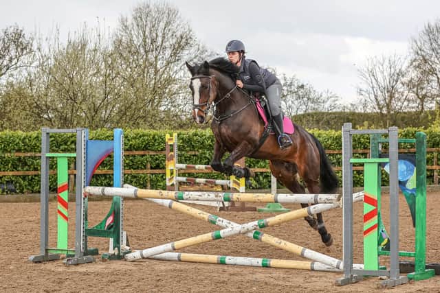 Alana Lavery jumping Lucy. (Pic: Lyndon McKee Photography)