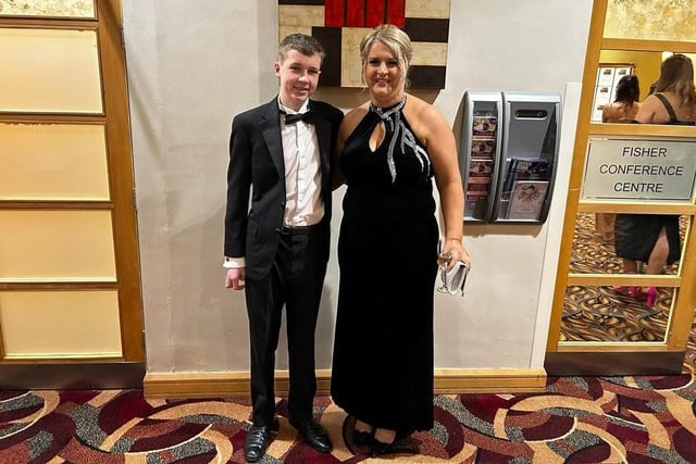 Leela and Harry Purdy at the Tynan and Armagh Foxhounds hunt ball