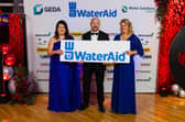 Caoimhe Toner, Water Solutions Ireland, Seamus Donaghy, GEDA, and Dr Sara Venning, WaterAid NI President & CEO of NI Water.