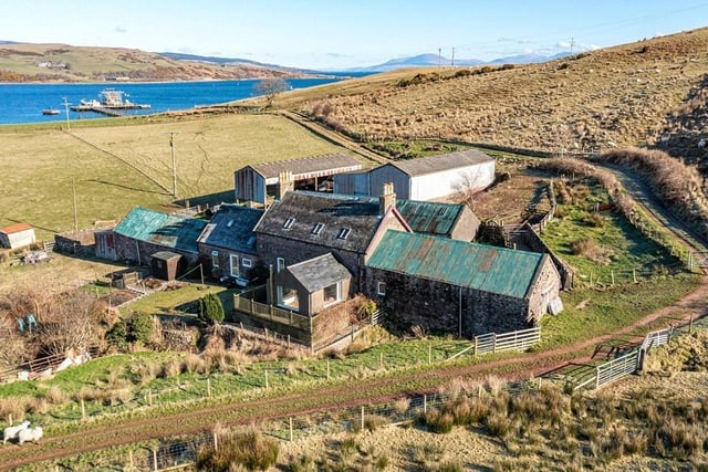 Low Glenramskill Farm is an attractive Mull of Kintyre smallholding with sea views, now on the market through Galbraith.