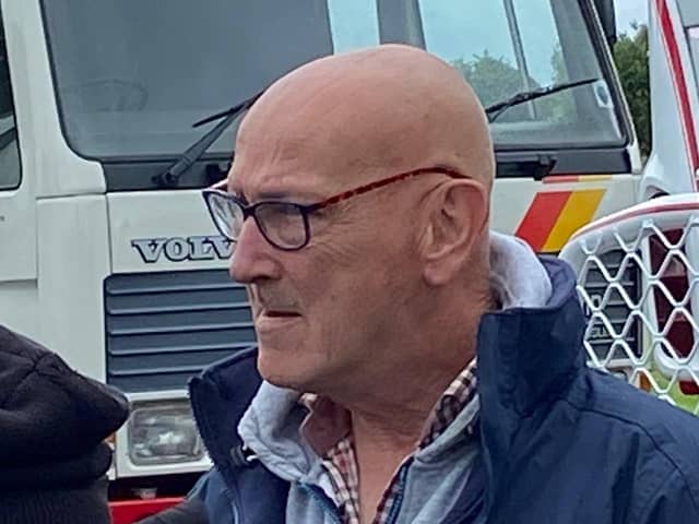 Jim Mitchell at the Armoy run