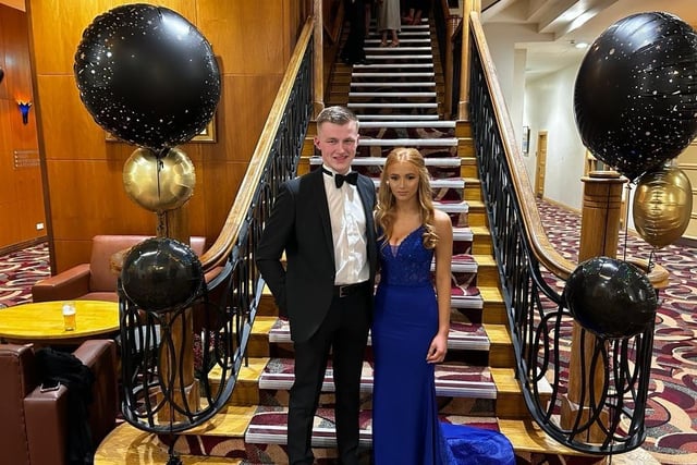 Samuel Phillips and Ellie McCann at the Tynan and Armagh Foxhounds hunt ball