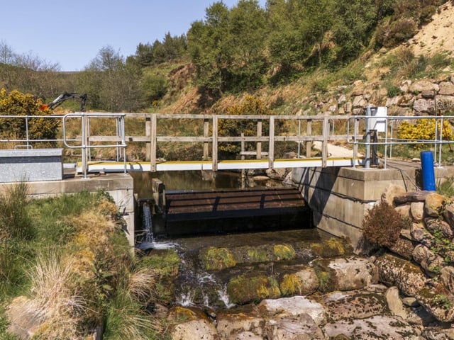Included with the property is a 99kW hydro scheme that was installed and connected to the Clynemilton Burn in 2014.