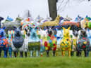 ‘Flock to the Show’ sheep sculptures at the Royal Highland Show. (Pic: Ian Georgeson)