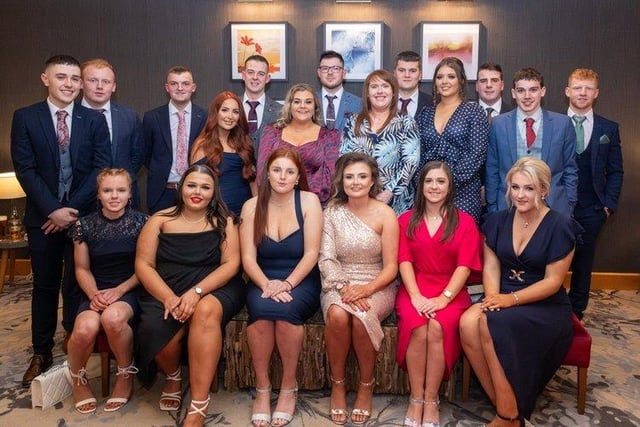 Clanabogan YFC pictured at the dinner recently held by Tyrone YFC. Picture: Submitted
