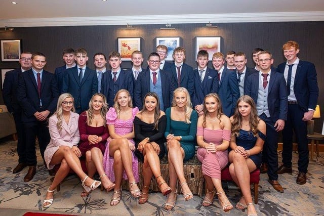 Castlecaulfield YFC pictured at the dinner recently held by Tyrone YFC. Picture: Submitted