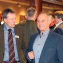 UGS Treasurer Neville Graham pictured chatting with UGS Past President Denis Minford. Pic: McAuley Multimedia