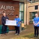 Laurel House Cancer Unit at Antrim Area Hospital was gifted £1,000.