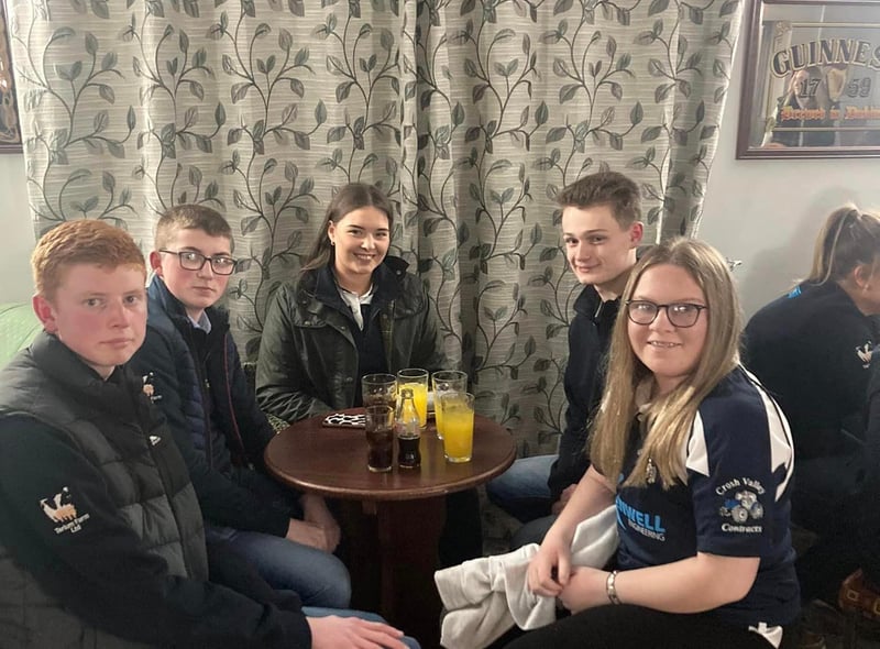 Clanabogan YFC who attended the Tyrone quiz night