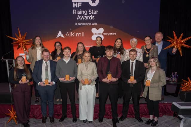 Former NIHF President Vicky Green and event compere Pamela Ballantine joined sponsors Alkimii and Excel Recruitment to celebrate 14 outstanding young hotel professionals at the 2026 Rising Star Awards, held during Hospitality Exchange at the Crowne Plaza Belfast. The awards recognise emerging talent aged 30 and under who are making a significant contribution to Northern Ireland's hotel industry.