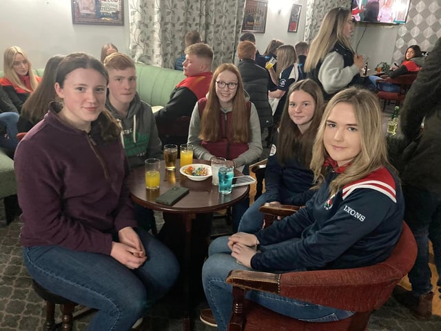 Seskinore YFC who attended the Tyrone quiz night