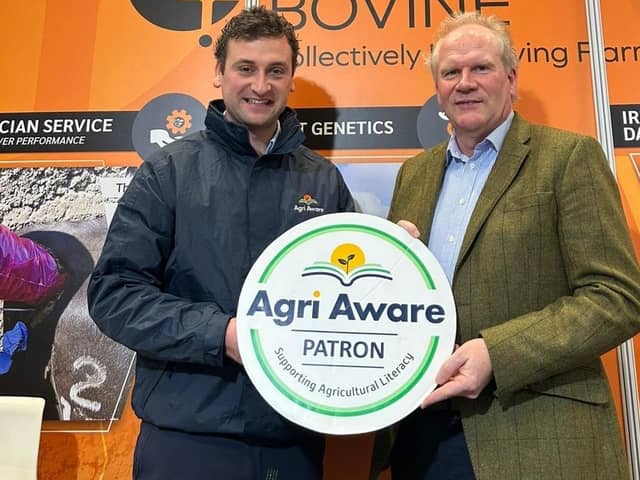 Agri Aware executive director Marcus O’Halloran and Munster Bovine chief executive Martin Kavanagh
