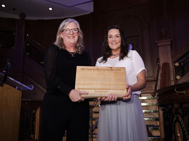 BBC Food and Farming Awards 2026 judge Charlotte Smith with Bronagh O’Kane