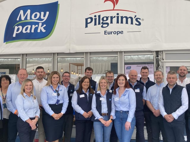 The Moy Park Agricultural team at the annual grower awards on Friday 17th May at Balmoral Show.