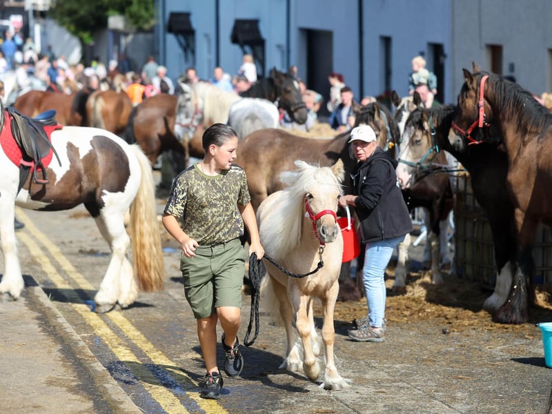 Annual Ould Lammas Fair is held in Ballycastle, Co. Antrim.