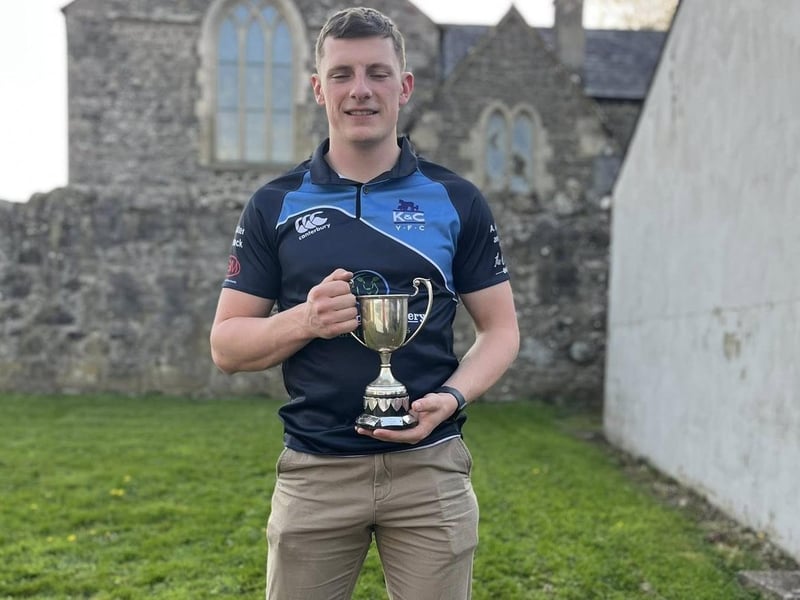 James Fullerton at Kells and Connor YFC's prize giving. Picture: Kells and Connor YFC