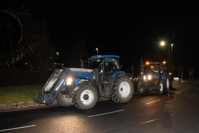 Donegal IFA Tractor run in solidaity with EU Farmers