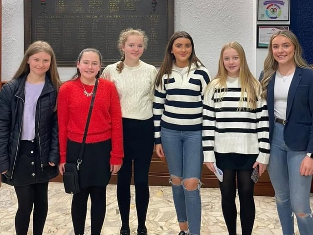 Members from Kells and Connor YFC who attended the Co Antrim group debating heats