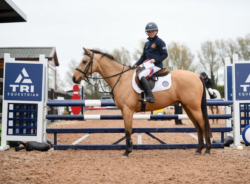 Holly Ross riding Star of Hollymount, winners of the Open Individual