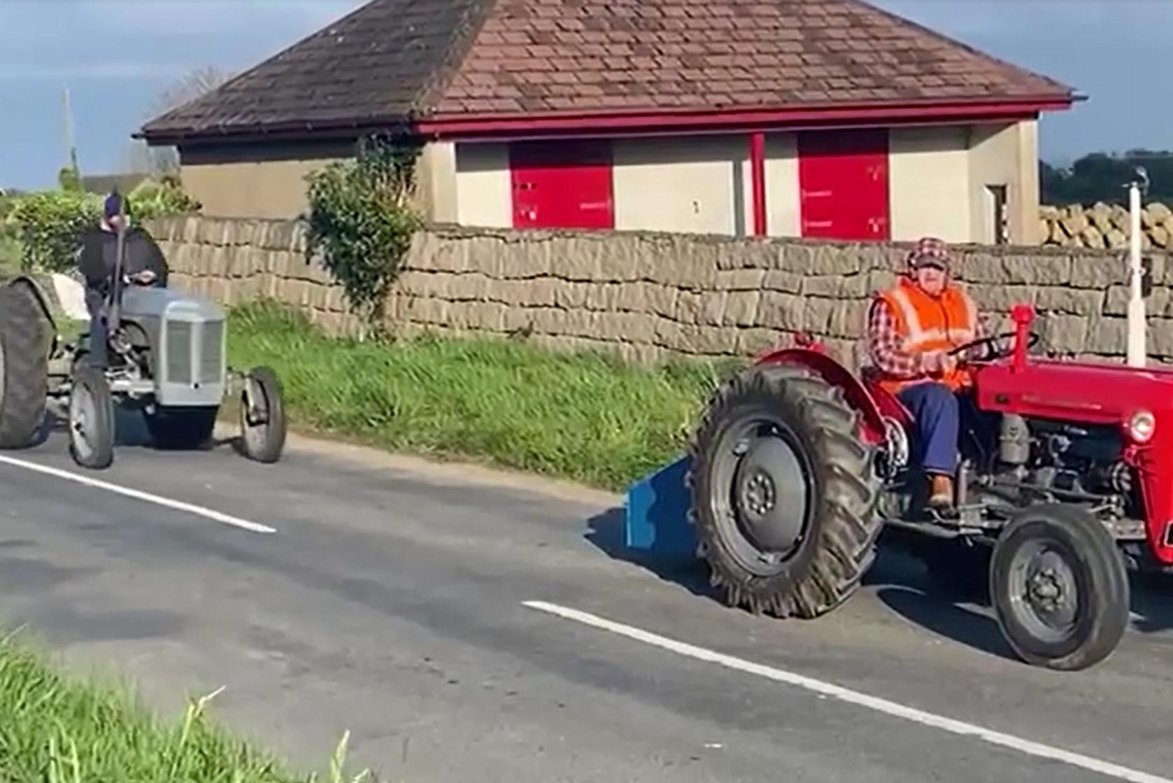 Watch: Schomberg Society hold first ever tractor and car run