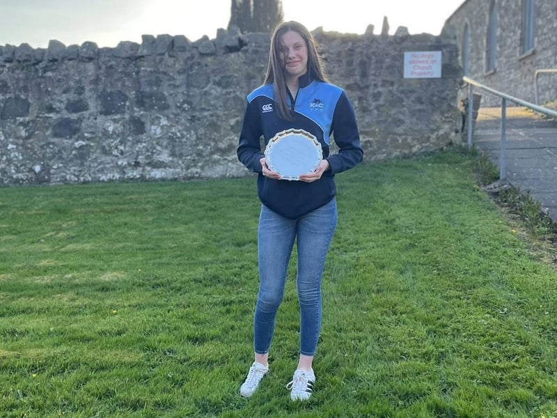 Ellen Fullerton at Kells and Connor YFC's prize giving. Picture: Kells and Connor YFC