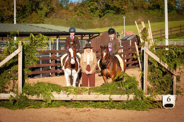 Champion Pony - Elissa Cowan, Janala Mr Tom, Judge Katie Crozier, Reserve Champion Lauren O'Rourke, Pippa
