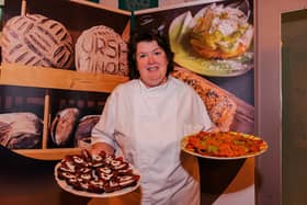 Pictured at the trade launch of Slow Food Causeway in 2021 is chef Paula McIntyre. Picture: Francine Montgomery/Excalibur Press