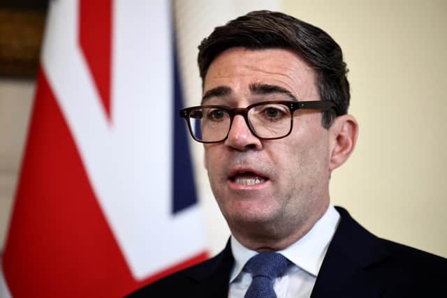 Prime Minister Andy Burnham during a meeting with the President of Ukraine Volodymyr Zelensky at Number 10 Downing Street, Westminster. Picture: PA/Henry Nicholls