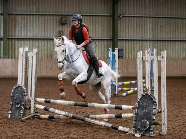 55cm winners Katelyn McDonnell and Rosie. (Pic: Equi-Tog)