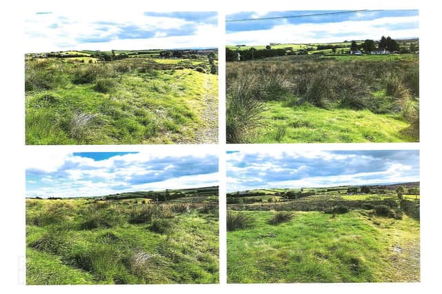 The land includes 21 acres of grazing and 14 acres of rough grazing with road frontage. Image: www.mclernonestateagents.com