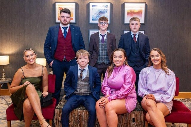Clogher YFC pictured at the recent dinner held by Tyrone YFC. Picture: Submitted