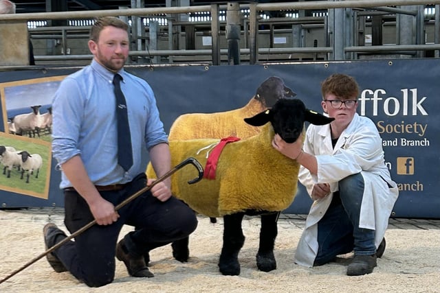 1st Prize U 18 Young Handler Neale Fleming. Pic: Alfie Shaw