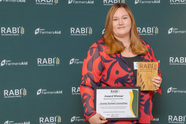 County Durham Committee - RABI Fundraising Team of the Year.
