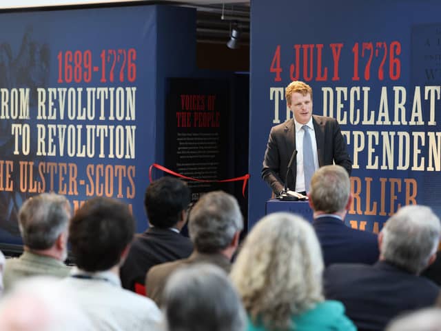 In April Joe Kennedy III, the US Special Envoy to Northern Ireland for Economic Affairs officially opened the exhibition.