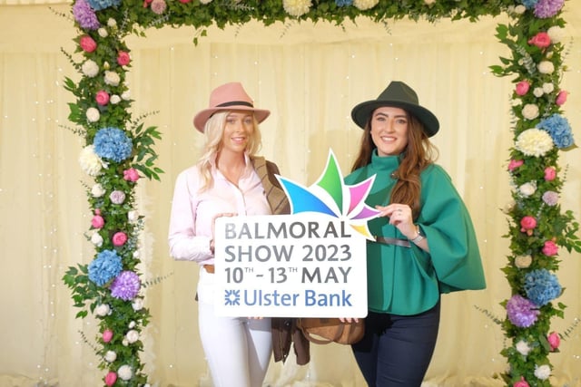 Second place in the Most Appropriately Dressed competition was awarded to Joanna Donnelly from Crumlin. Pictured (L-R) Joanne Donnelly and Jessica Crawford.