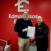 Scott Edmondson, director of Edmondson Estates pictured with Craig Scott, UFU corporate sales executive.
