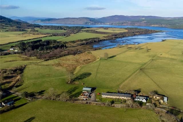 An owner-occupied croft with views to the Dornoch Firth has been launched to the market by Galbraith. Image: Galbraith