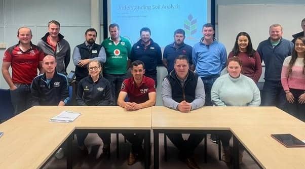 Members of the AERA committee pictured with Gary Spence from Fane Valley. Picture: YFCU