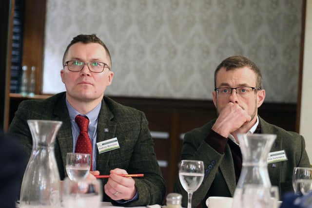 Delegates at the UGS conference included Andrew Morrison and Alan Turkington. Pic: McAuley Multimedia