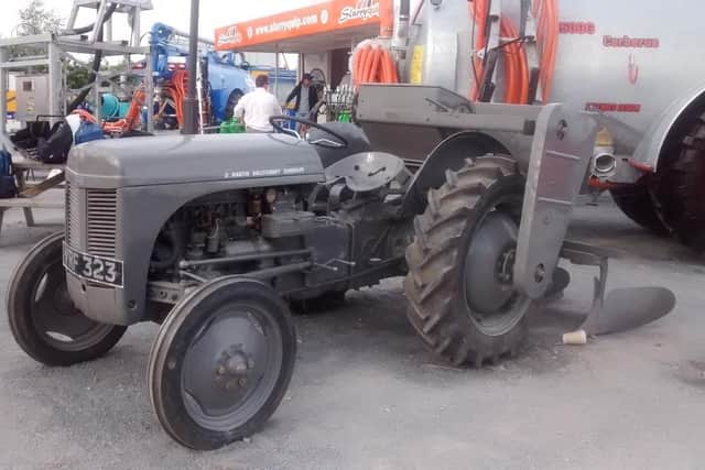 The 1952 Ferguson TE20 TVO complete with a Ferguson Drill Plough, Ferguson Potato Planter and Ferguson Fertilizer Attachment which has been generously donated by the club chairman, Mr Davy Martin. The tractor will be on show at the rally and raffle tickets can be purchased in the rally field.