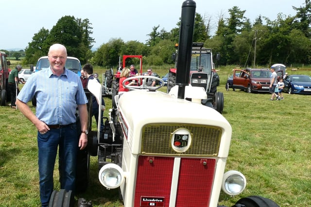 Colin Blair, Cookstown, at the Tullylagan Vintage Owners Association annual vintage rally. Picture: Alan Hall