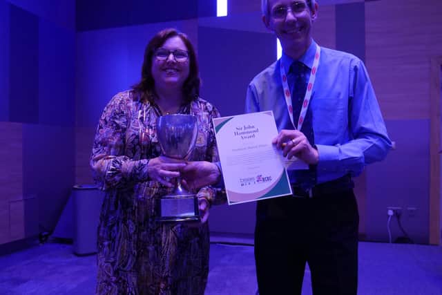 Professor Sharon Huws BSc MSc PhD FHEA has been awarded the prestigious Sir John Hammond Award at the recent BSAS annual conference