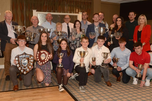 Prizewinners at the recent Suffolk Presentation of Awards evening at Killymoon Golf Club